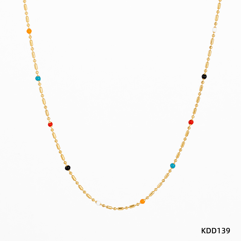 KDD139 necklace gold   color