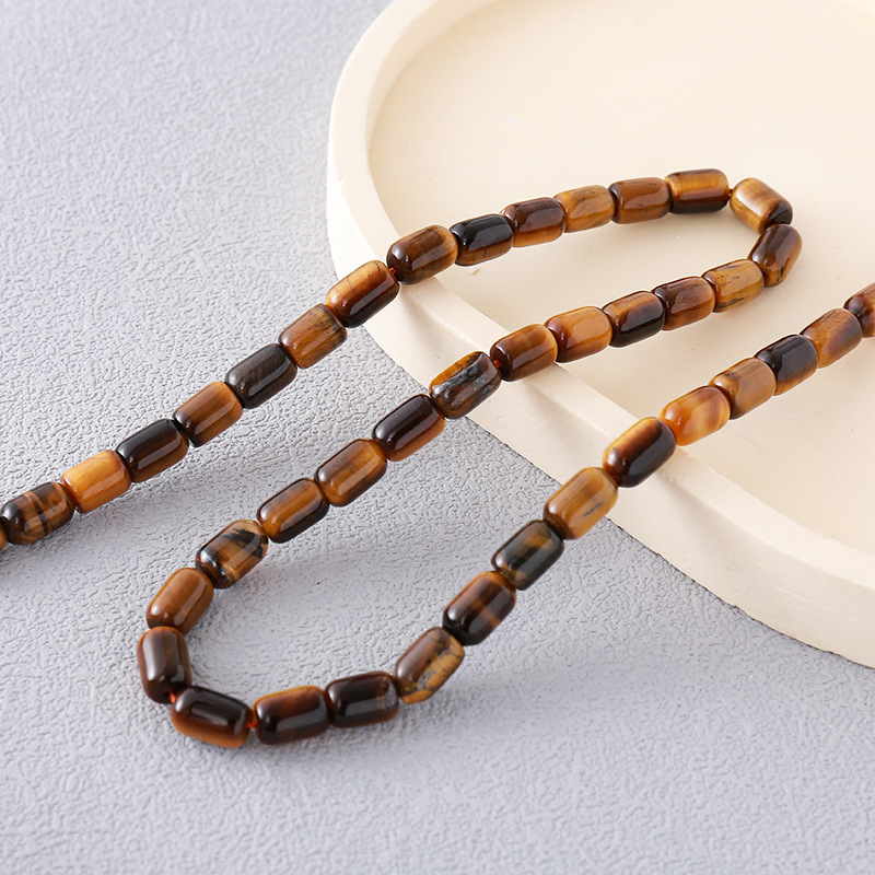 7:Bucket Beads Tiger Stone