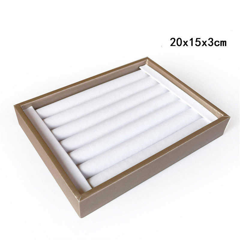 6:Champagne white ring plate