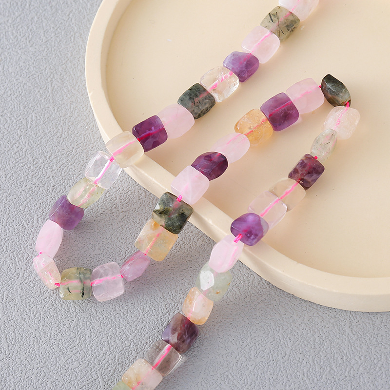 5:Square Mixed Color Crystal