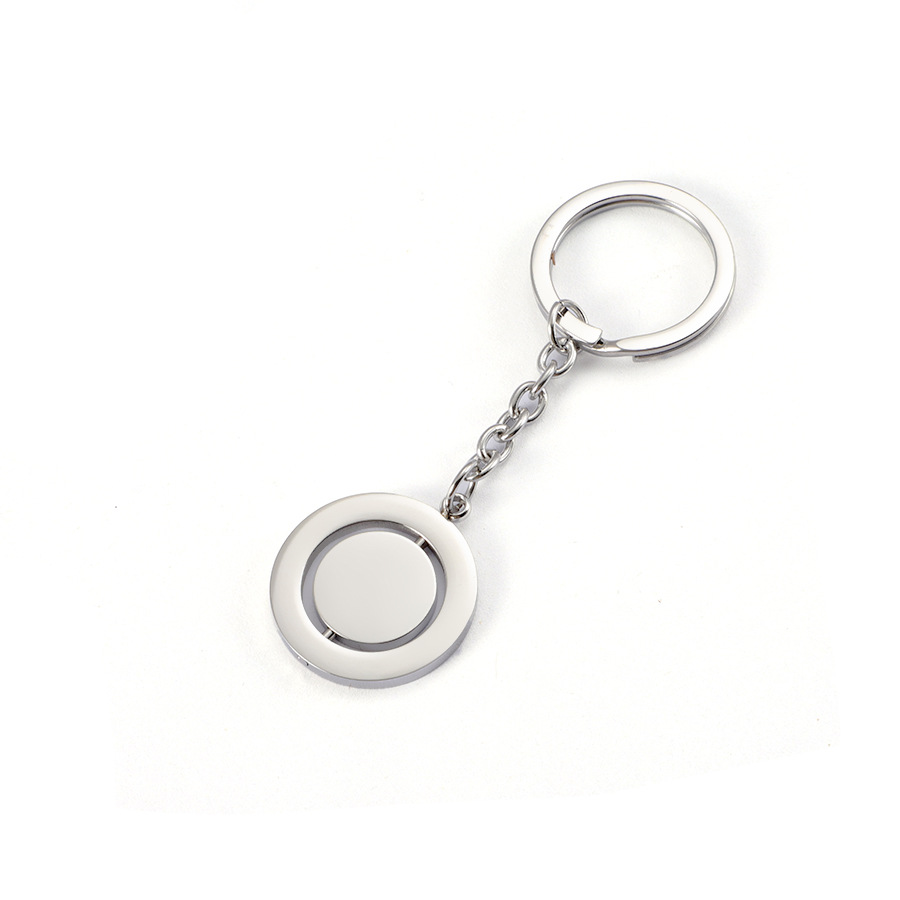 4:Steel color key chain