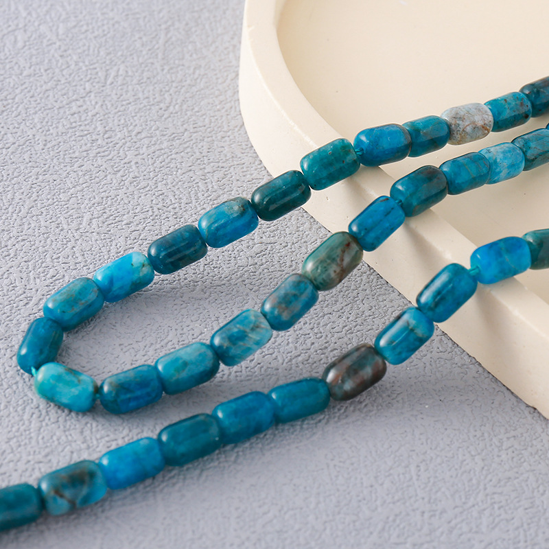 4:barrel bead apatite
