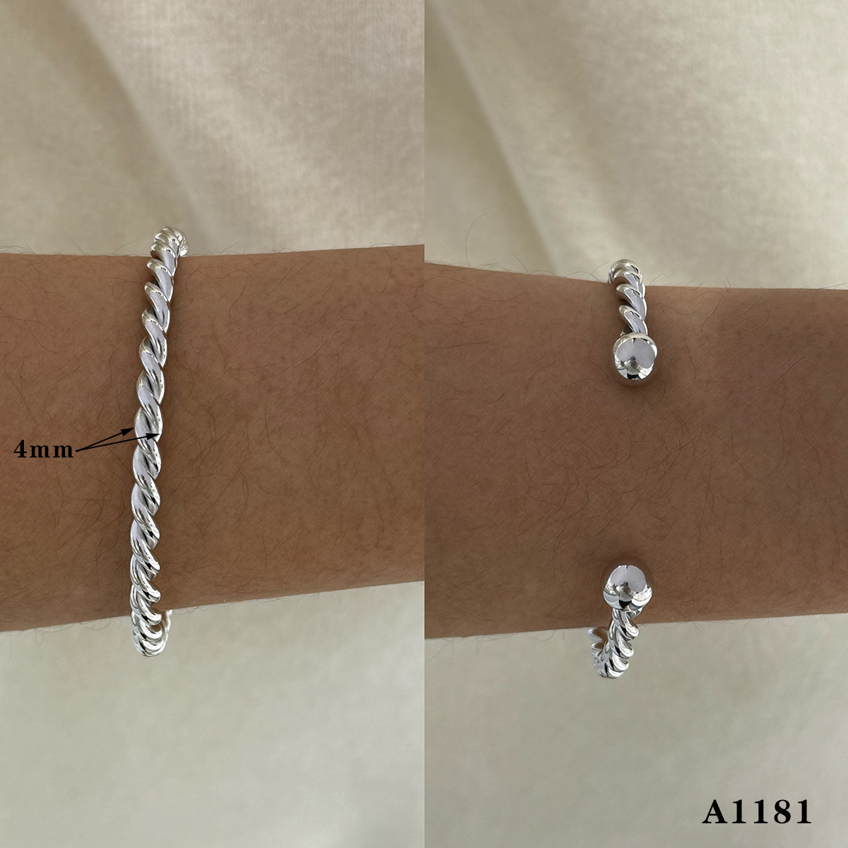 Silver bracelet a1181