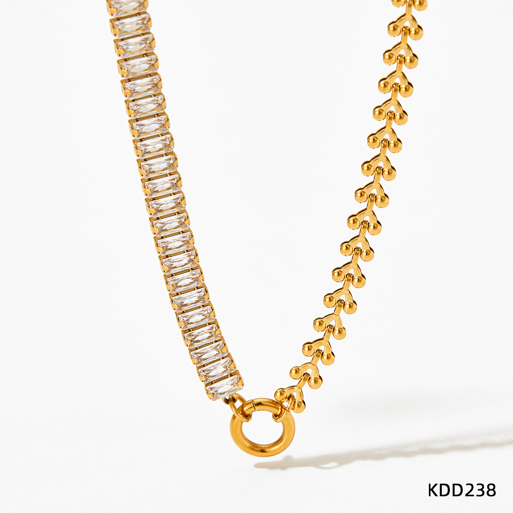 1:KDD238 necklace gold White