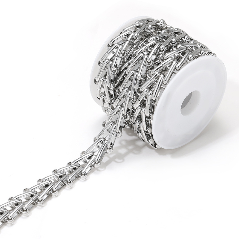 3:12mm wide 4.5mm thick stair chain handmade chain