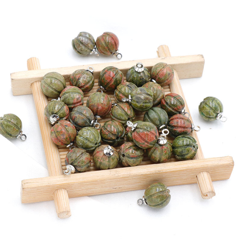 15:Flower green stone (single)