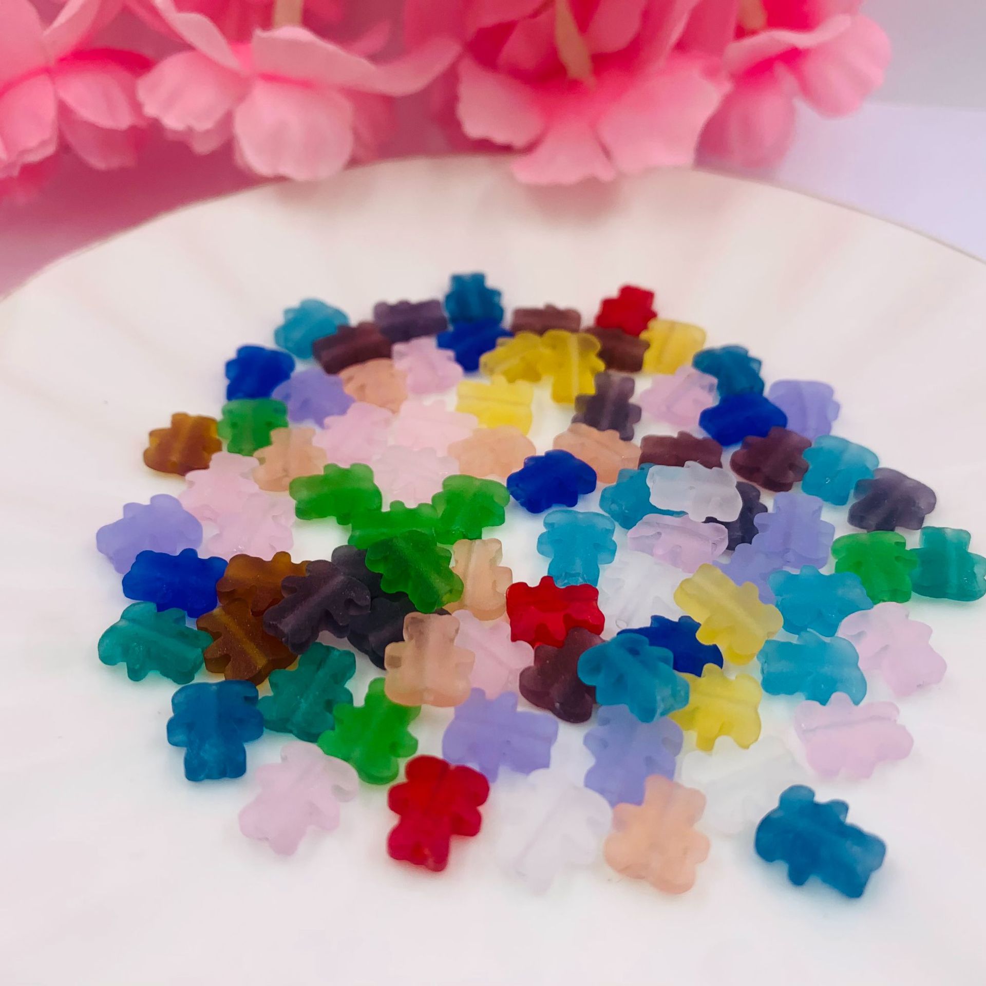 1:Frosted random mixed colors