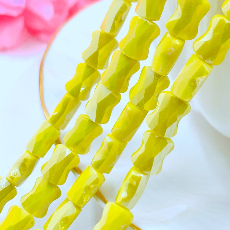 17:Gold porcelain Yellow AB