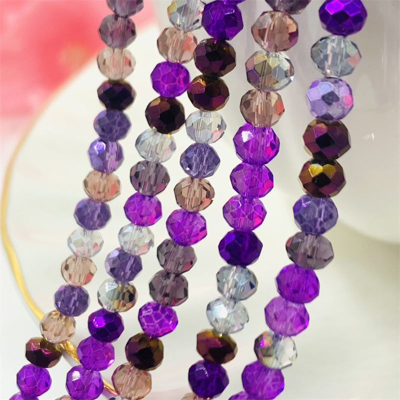 Dark purple transparent brown mixed color