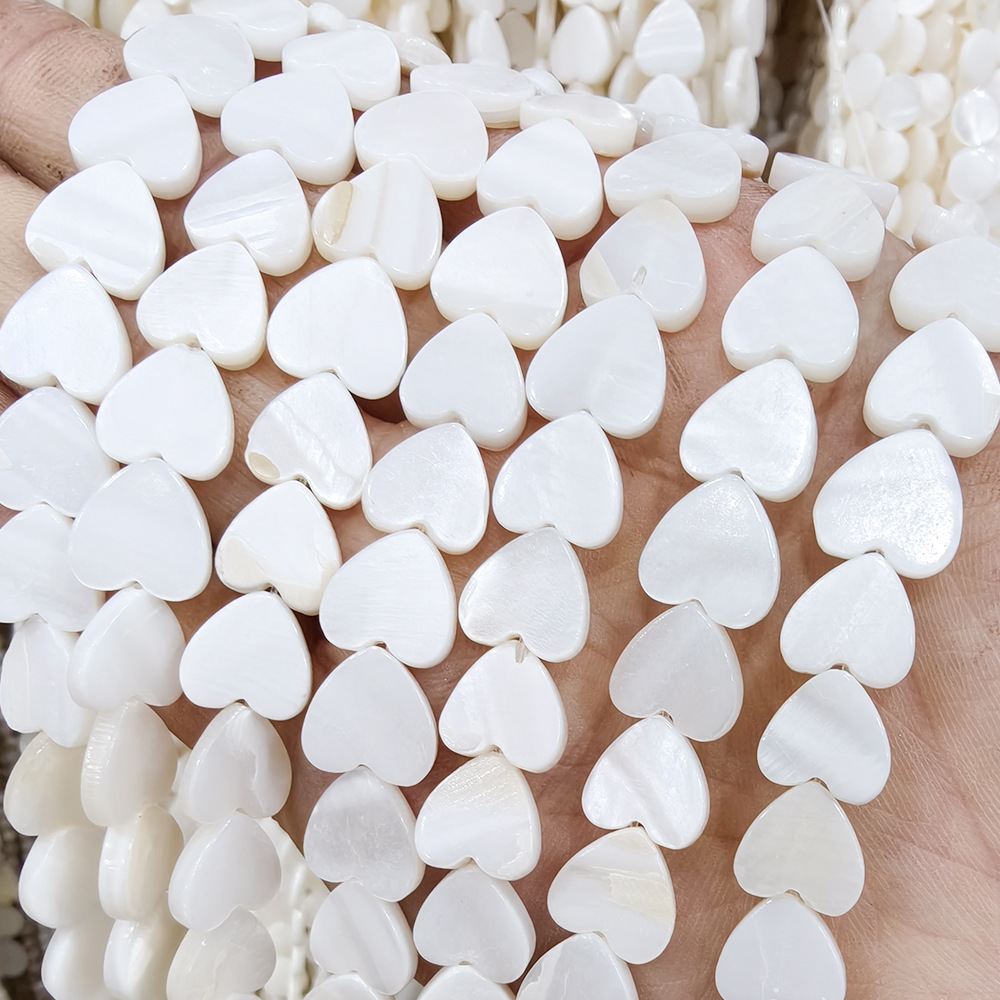 Heart hole 8mm/ about 45 pieces