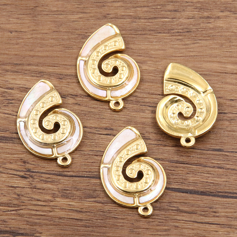 1:White whelk 17X27mm 2.5 g