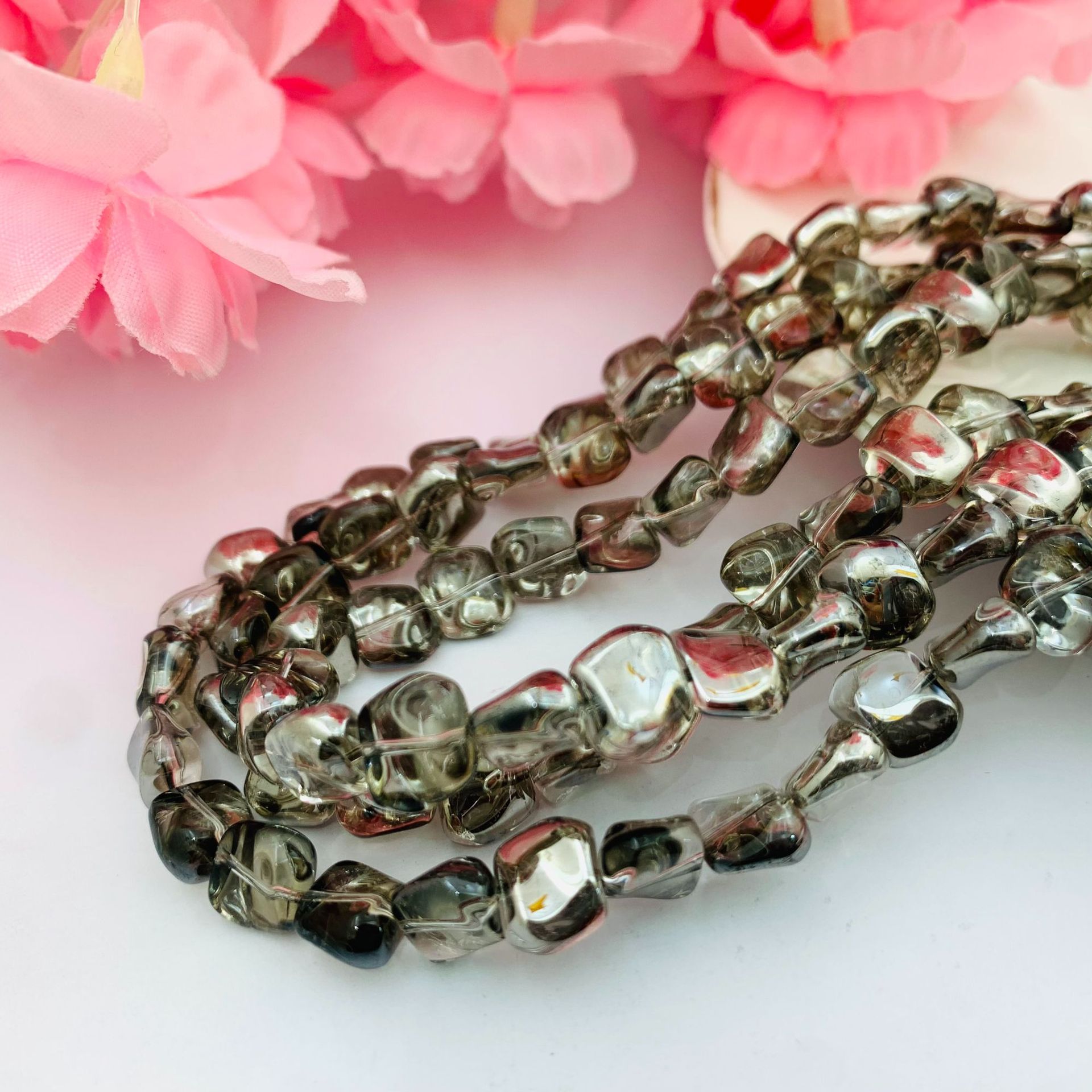 Electroplating transparent gray