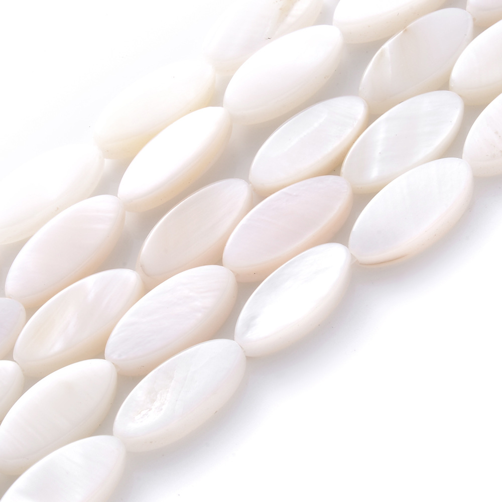 Horse eye white 6*13mm