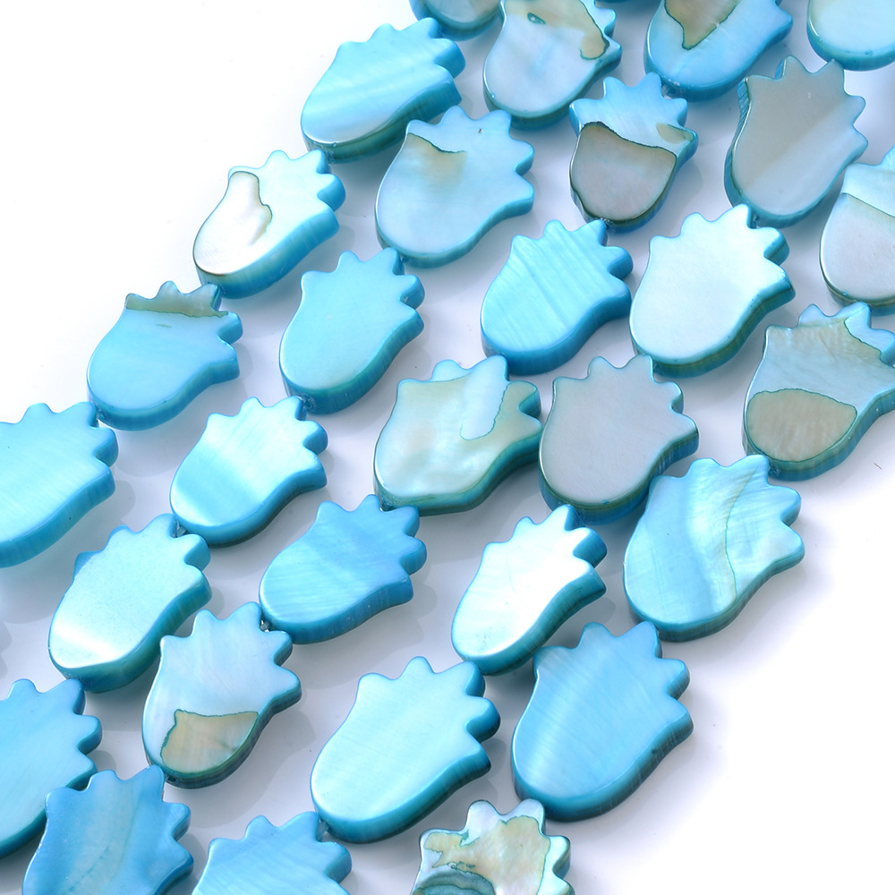 5:Small Palm Blue 11*15mm