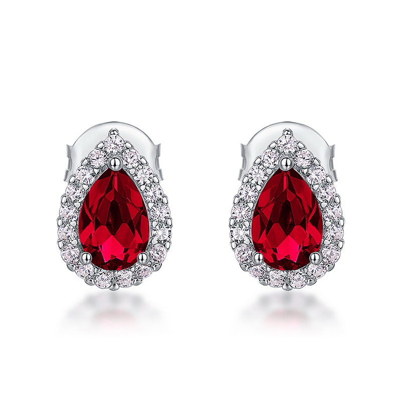 2:synthetic Ruby [Main Stone Water Drops 4*6MM]