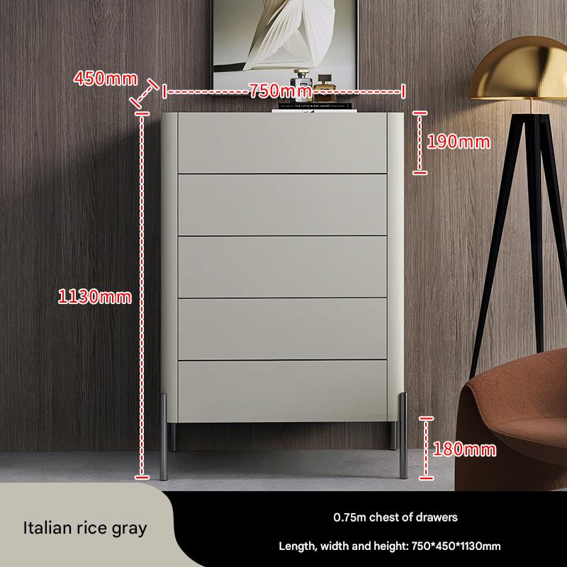 Senna chest of drawers (Italian beige gray)