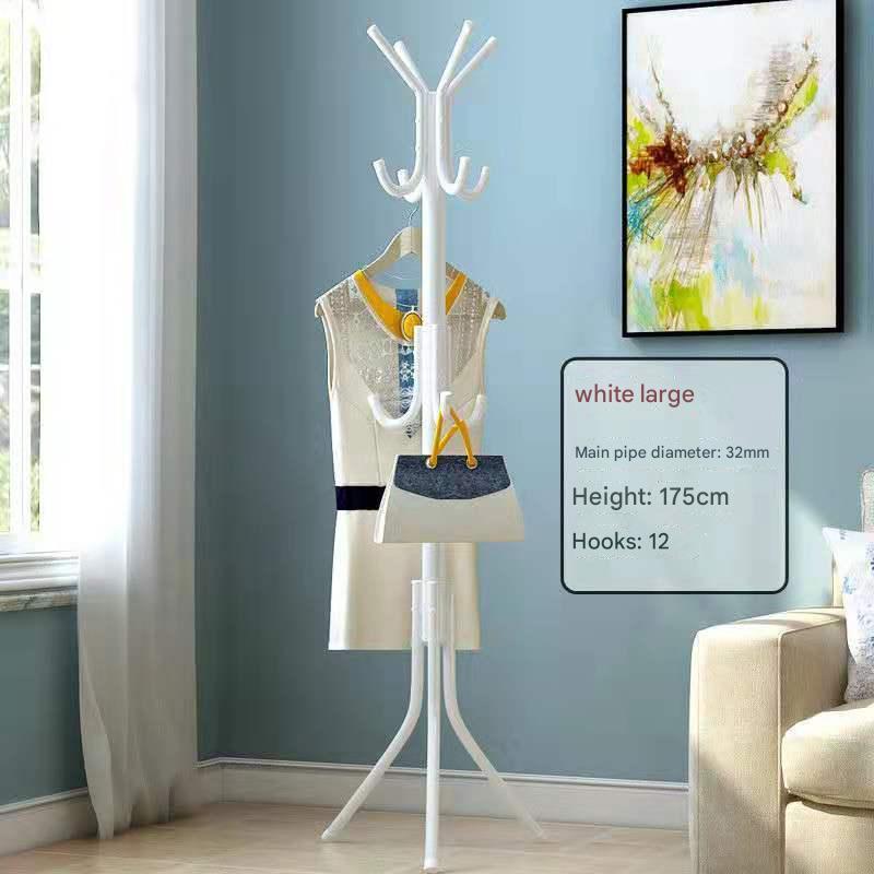 Thick coat rack White