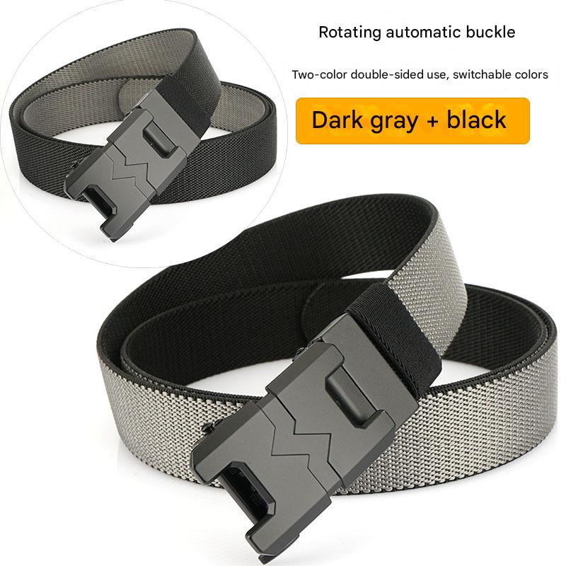 Double-sided elastic gray   black