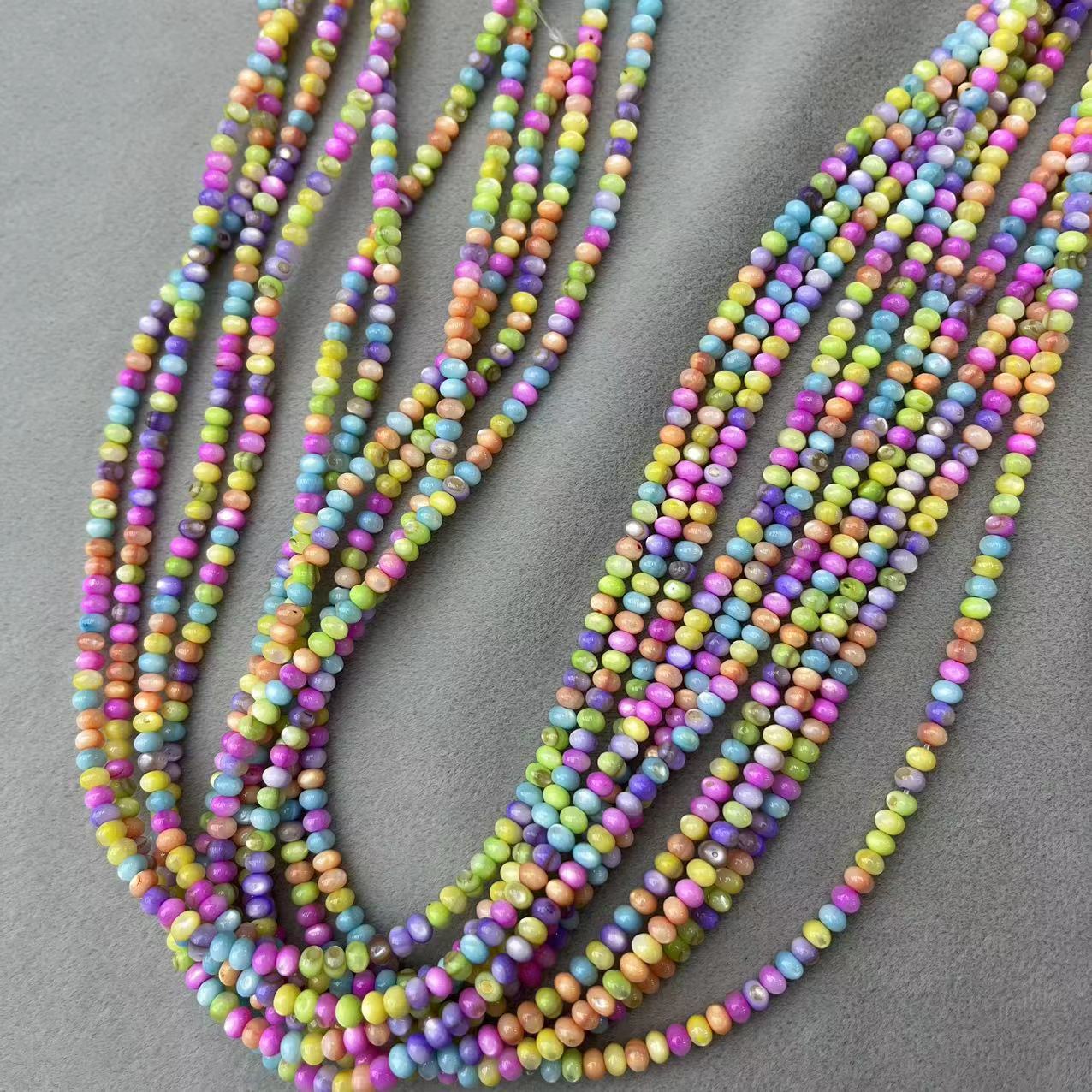 3:3*4mm abacus beads/about 116 pieces