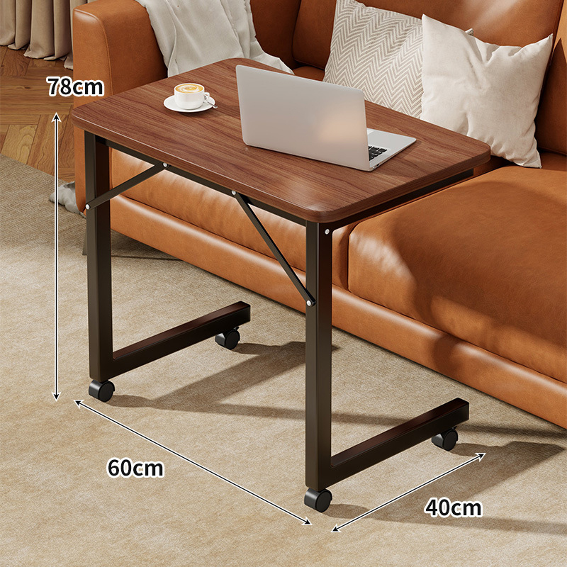 60cm tall style [Walnut color and black frame]