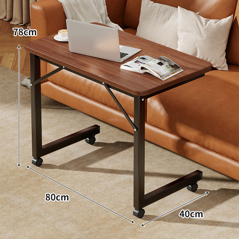 80cm tall style [Walnut color and black frame]