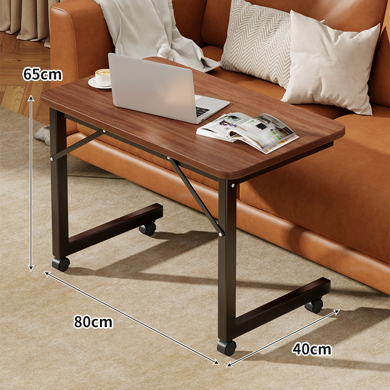 80cm short style [Walnut color and black frame]