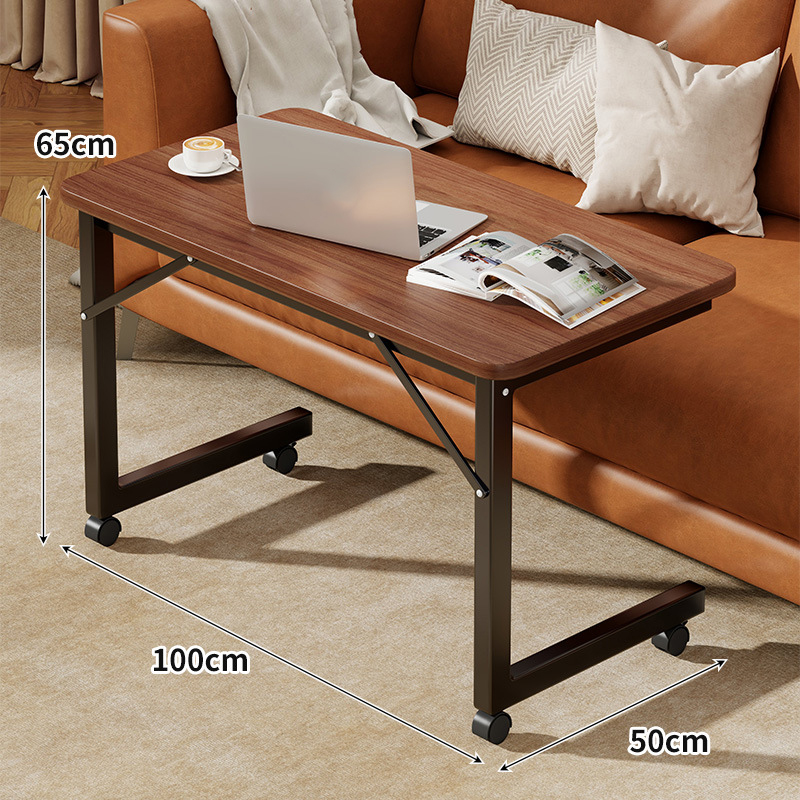 100cm short style [Walnut color and black frame]