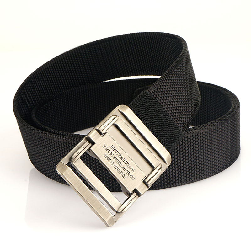 Silver Buckle-Drum Black