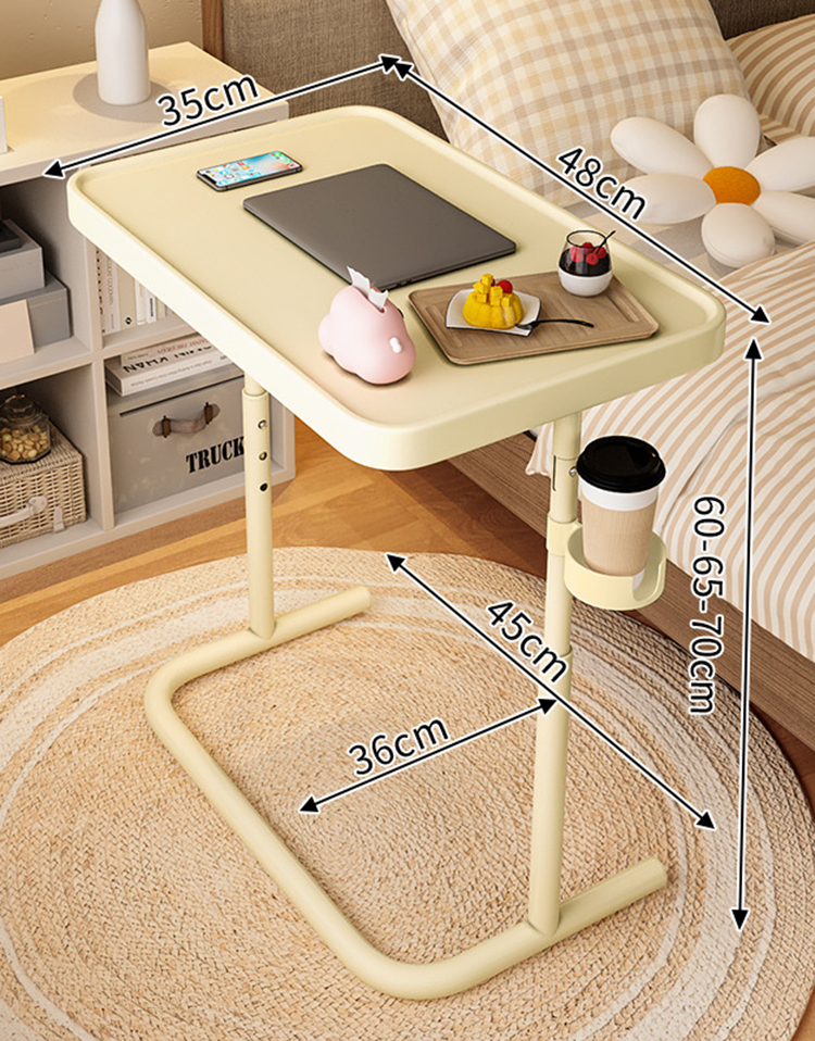 Plastic table/beige cup holder [three-speed tilt can be raised and lowered]]