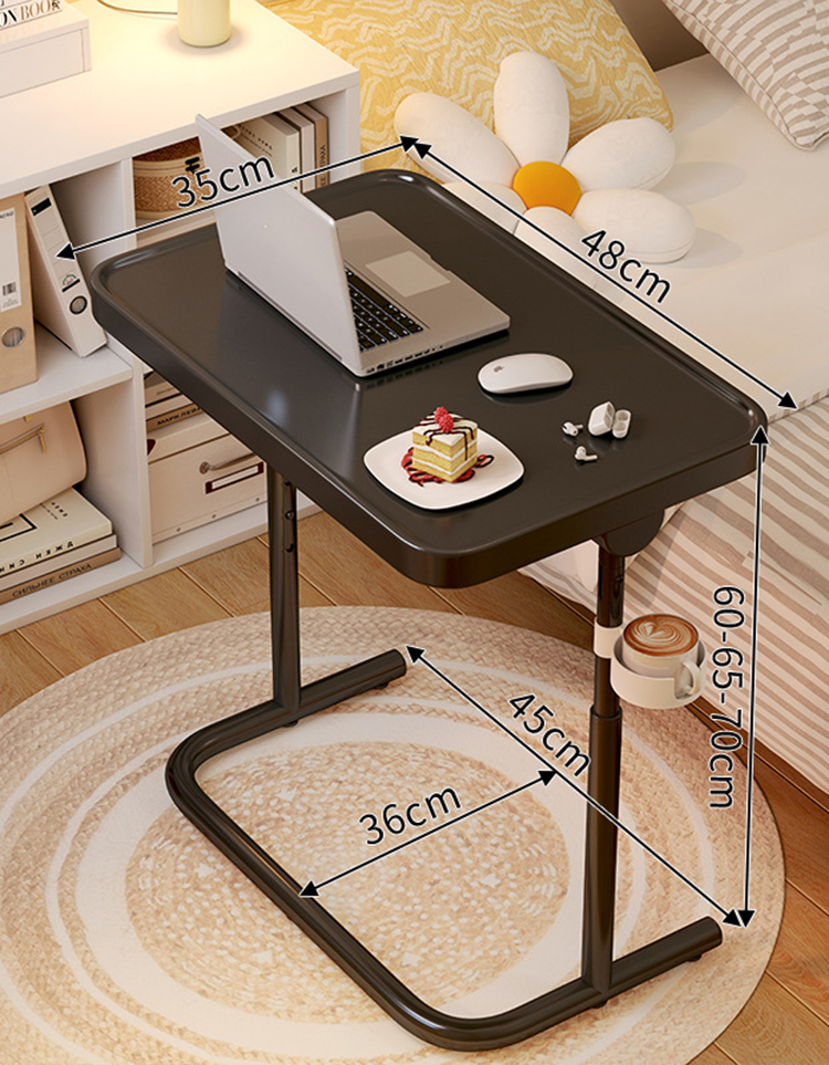 Wrought Iron Baking Paint Table Board-Absorbable Magnet/Black Cup Holder [Third Gear Tilt Liftable]]
