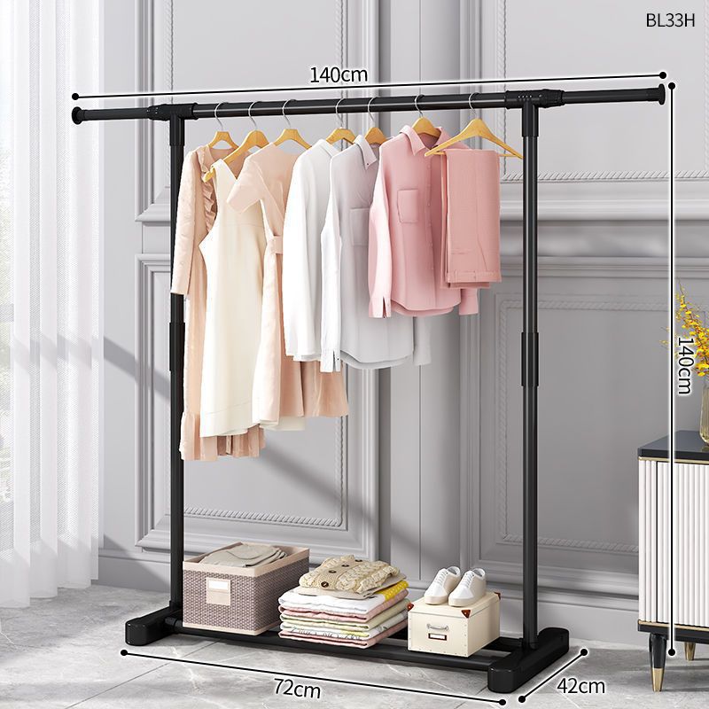 140CM black single rod-telescopic adjustment