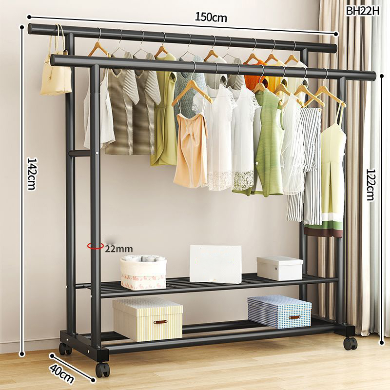 1.5 meter black double-layer pulley bearing 200kg