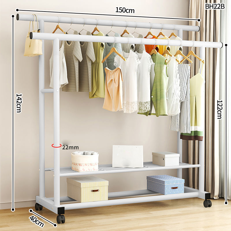 1.5 meter white double-pole double-layer pulley bearing 200kg