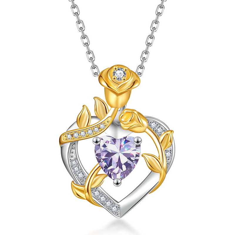 [color changing corundum] june necklace 17.7inch