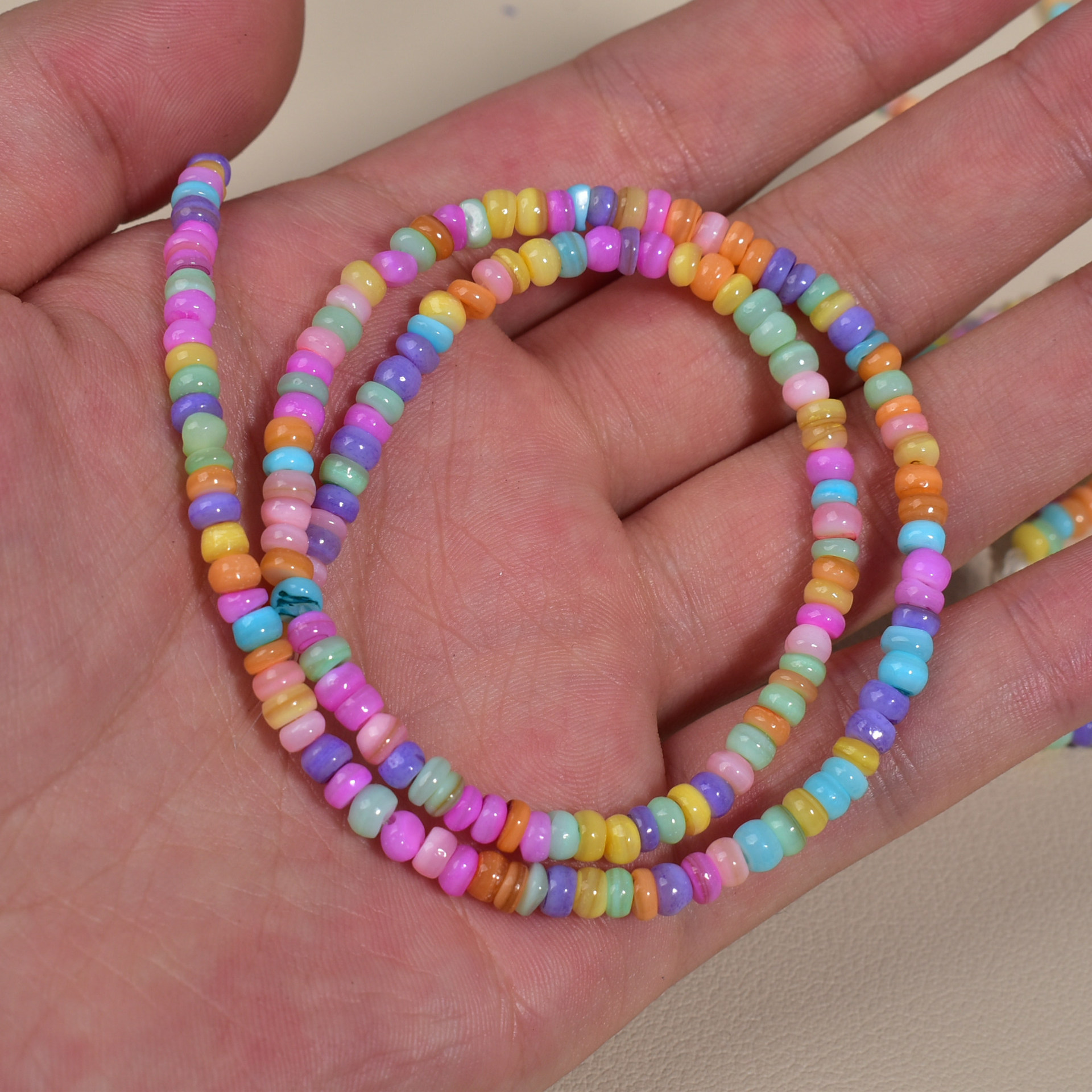 2:About 4mm small flat piece irregular