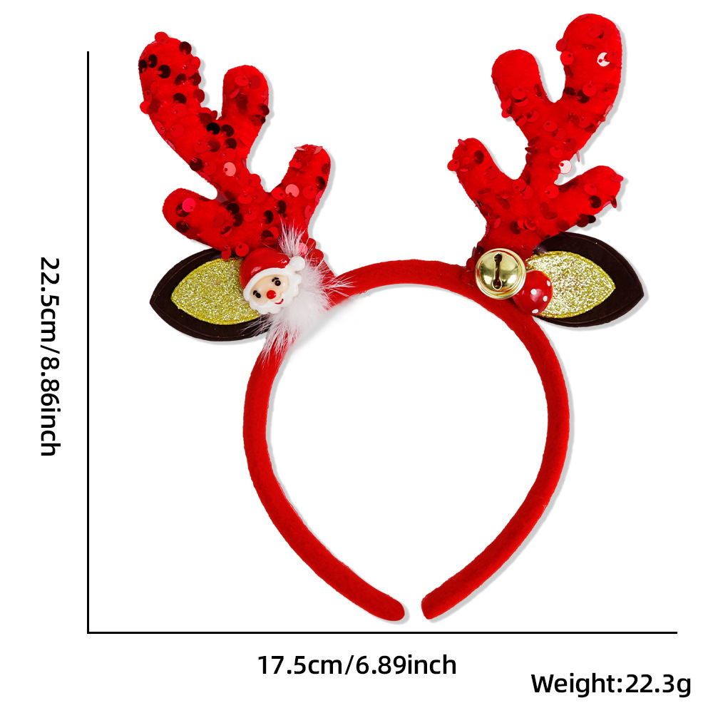 Sequined red antlers