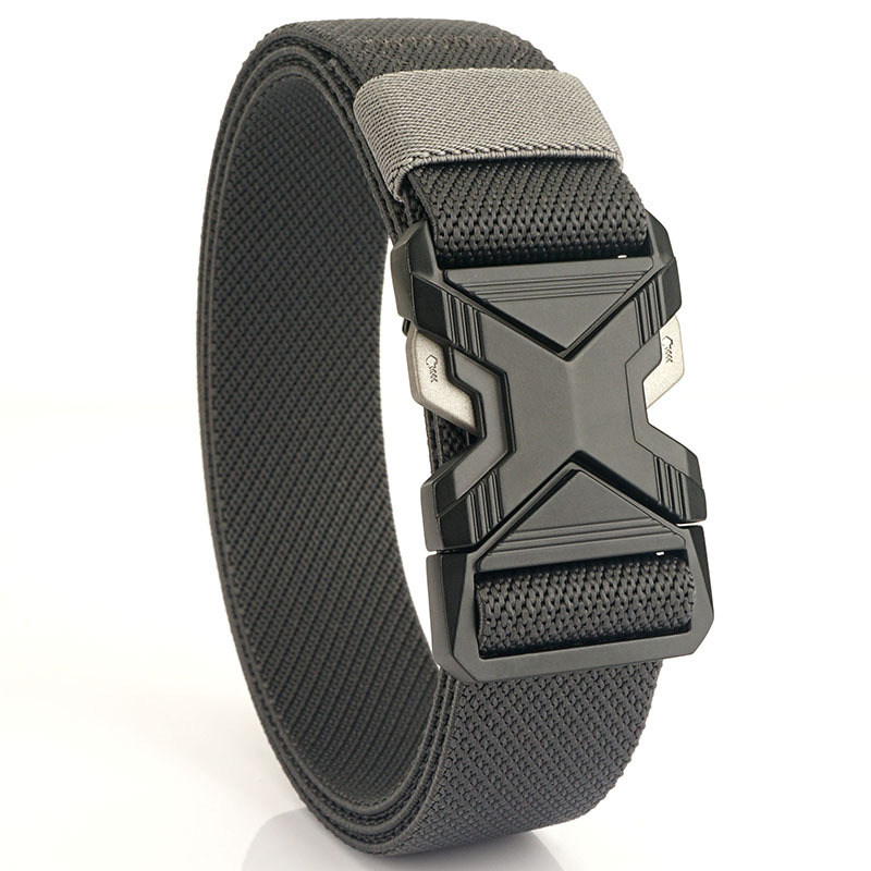 Black buckle-dark gray