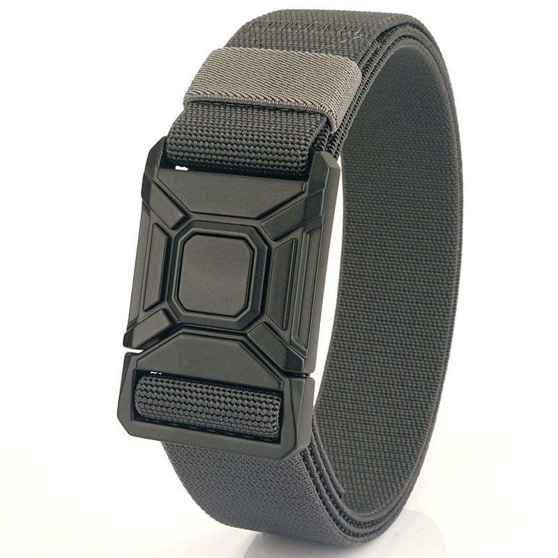 Black buckle-dark gray