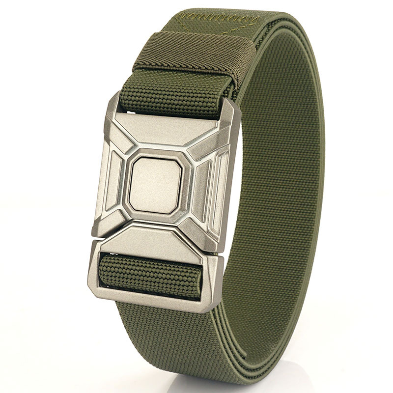 Silver Buckle-Army Green