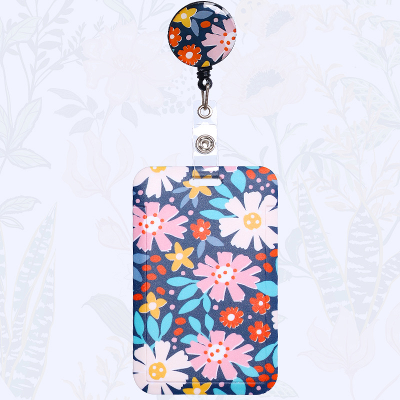 4:Pink flower picture card holder