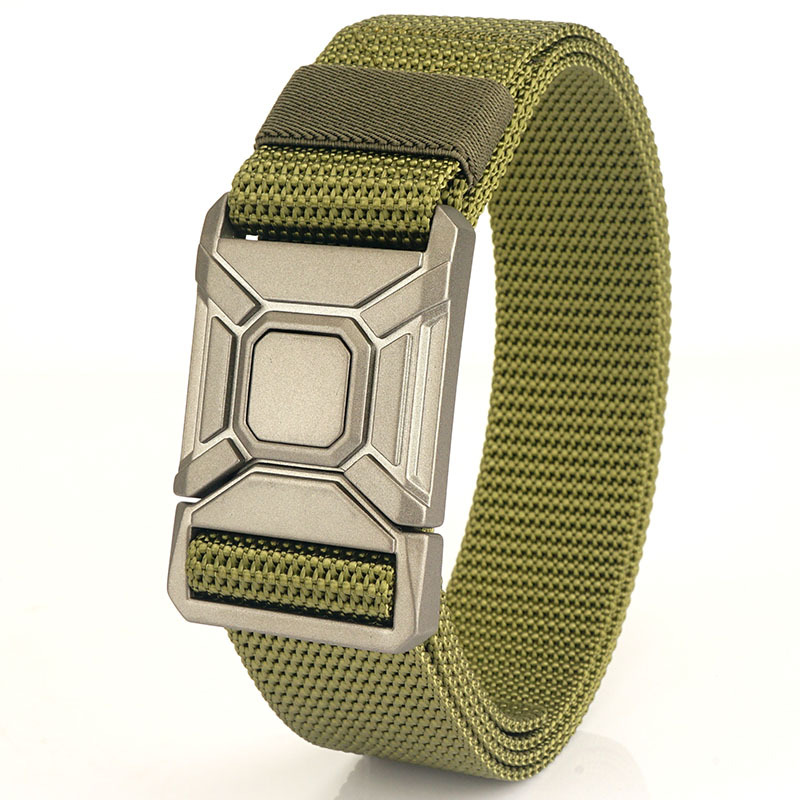 Silver Buckle-Army Green