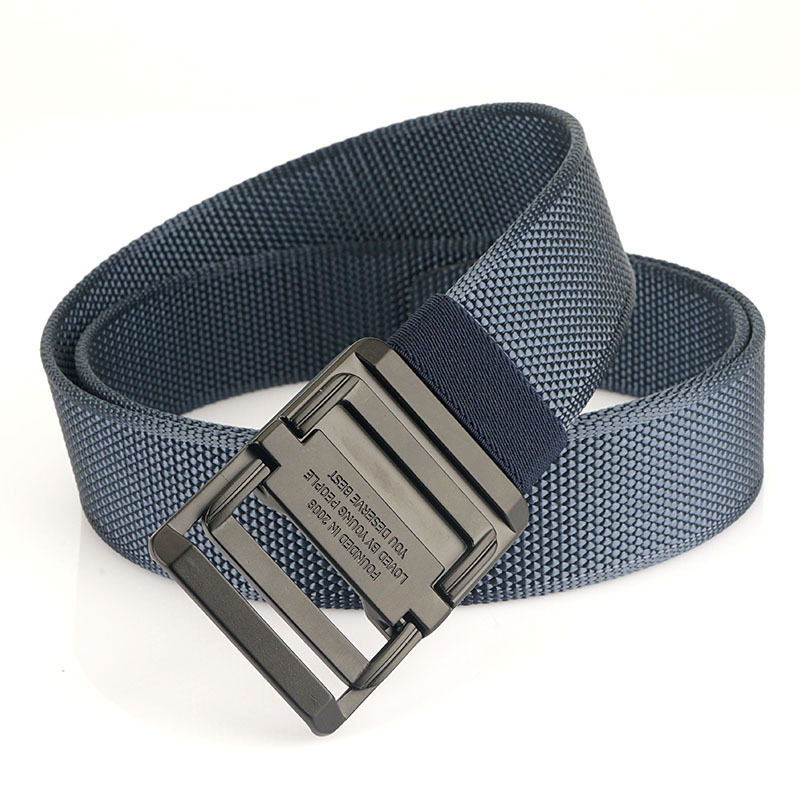 Black Buckle-Drum Royal Blue