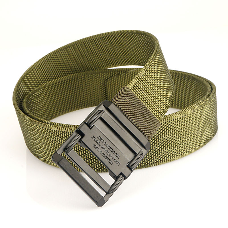 Black Buckle-Drum Green