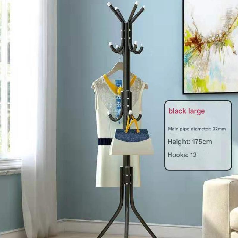 Thick coat rack Black