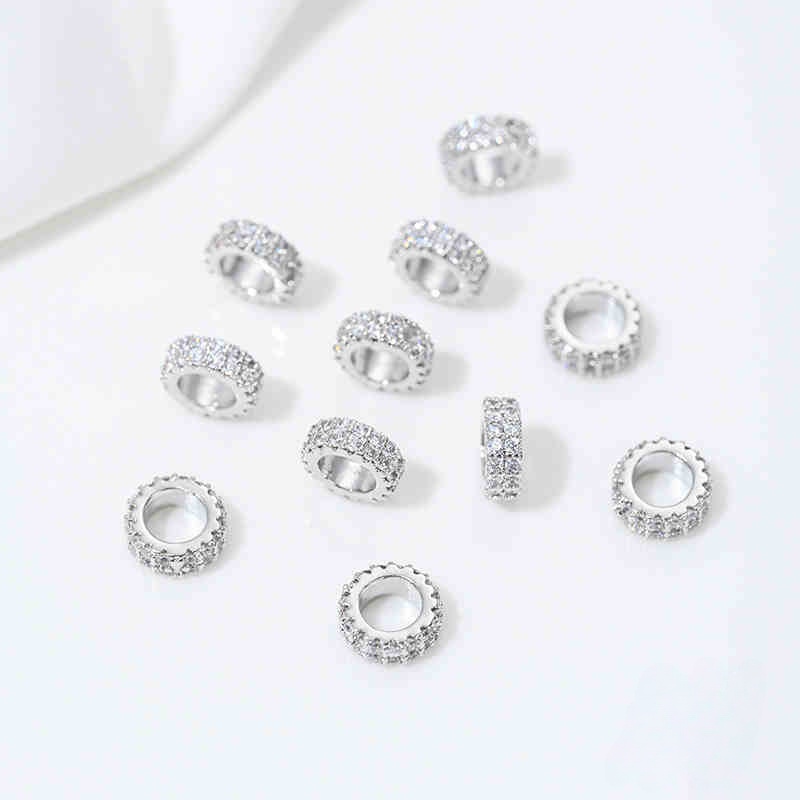 2# white K 8x 3mm hole 4.8mm