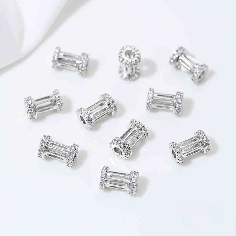 5# white K 10x 7mm hole 3mm