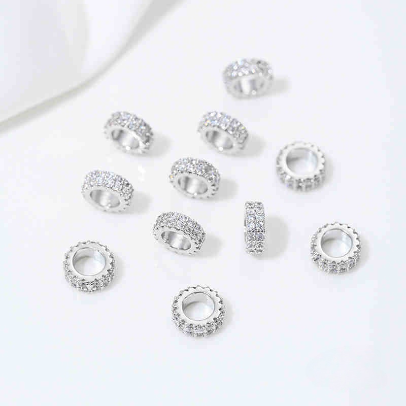 2:2# white K 8x 3mm hole 4.8mm