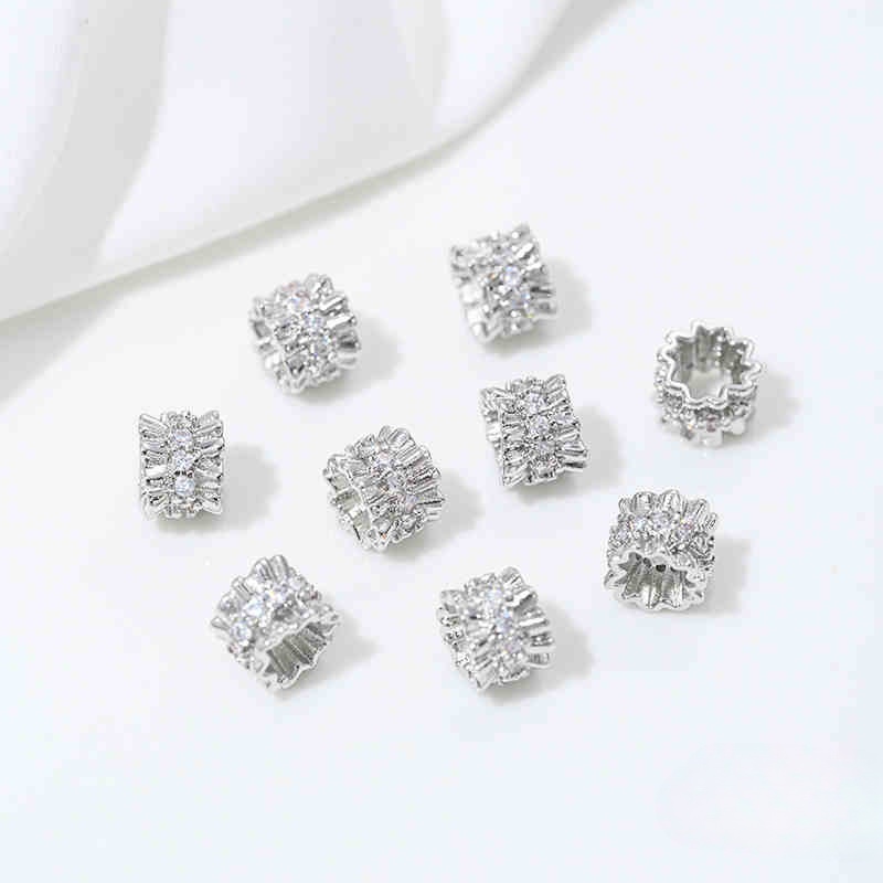 10:10# white K 8x 6mm hole 4mm