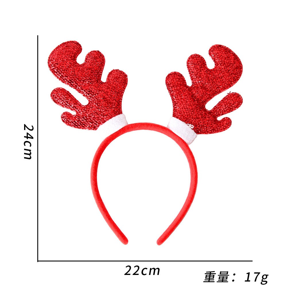 Red antler headband