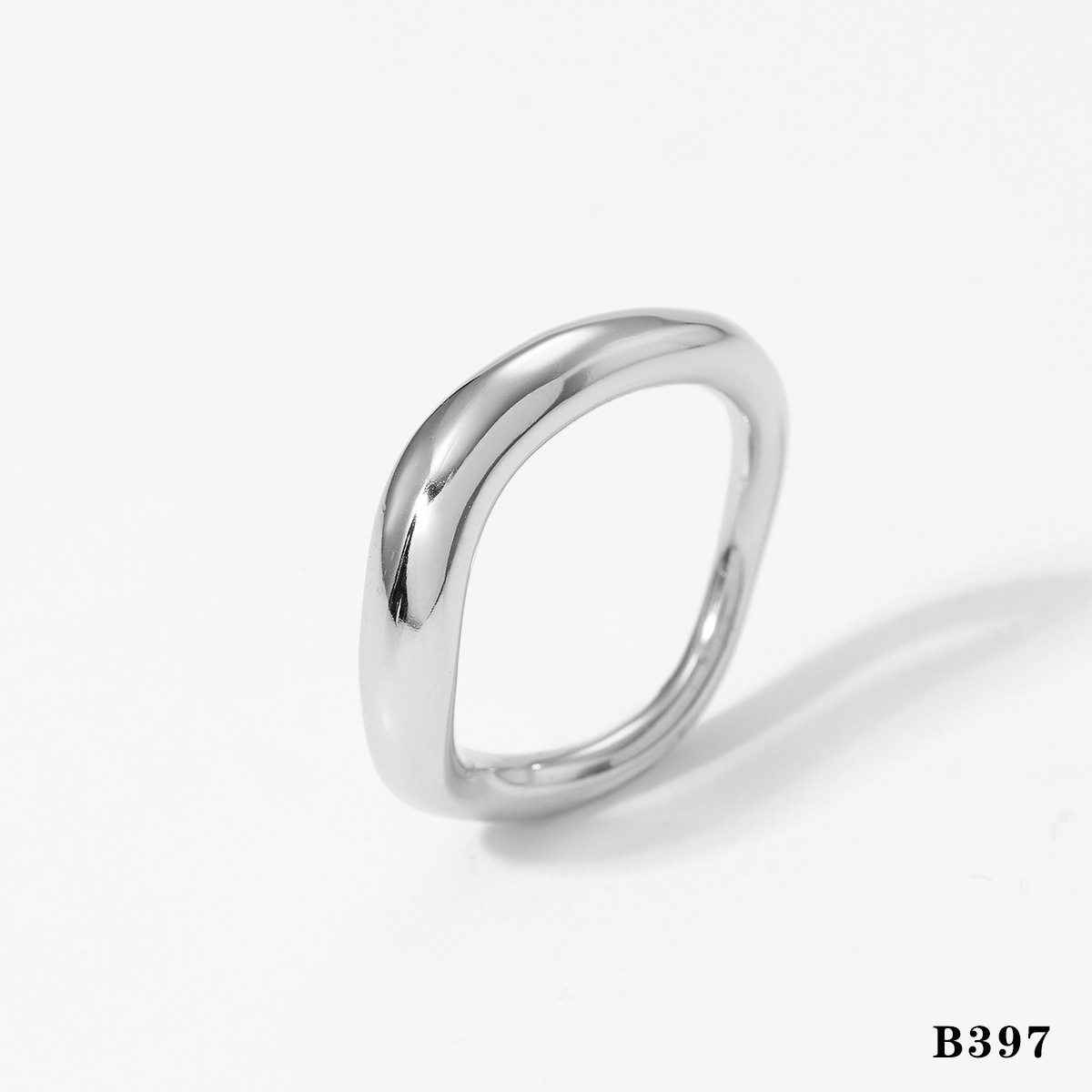 Silver ring b397 US Size #9